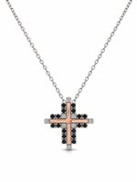 Necklace Baraka Man in White Gold Diamante BARAKA15961